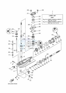 F50DETL drawing LOWER-CASING-x-DRIVE-1