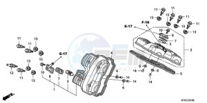 VTR2509 Australia - (U / MK) drawing CYLINDER HEAD COVER