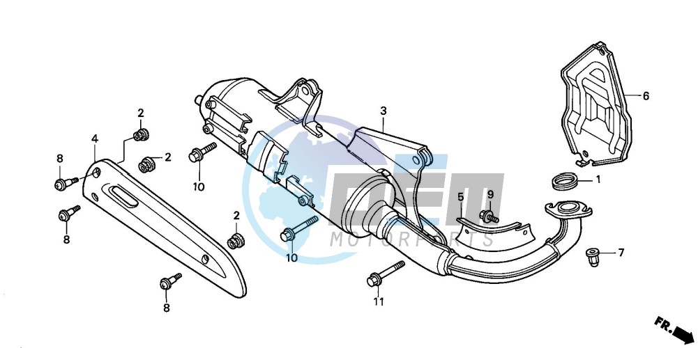 EXHAUST MUFFLER