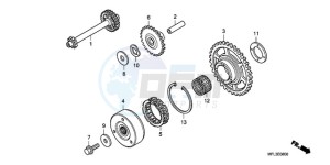 CBR1000RR9 Australia - (U / PSW) drawing STARTING CLUTCH