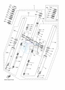 XC115F  (BL75) drawing FRONT FORK 2