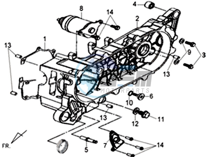 CRANKCASE COVER LINKS