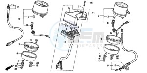 CB250P drawing METER