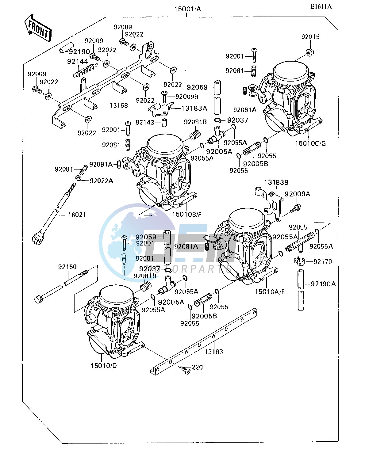 CARBURETOR -- ZXT10CE015043&NAMI.- -