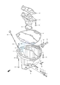 DF 200 drawing Oil Pan