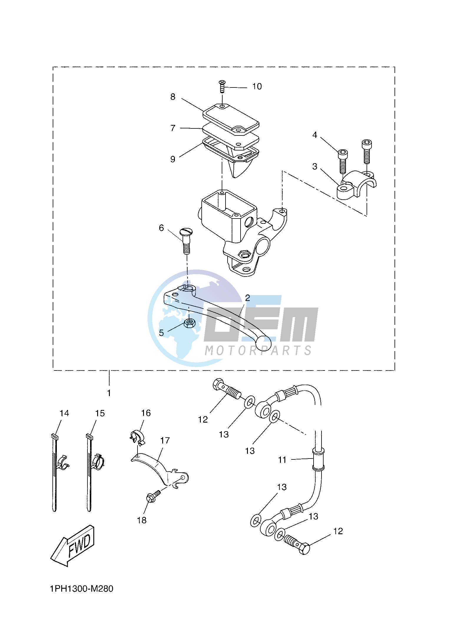 REAR MASTER CYLINDER