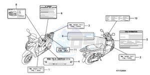 SH150D9 Europe Direct - (ED / KMH) drawing CAUTION LABEL