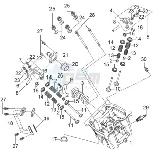 QUADLANDER 250 drawing CYLINDER HEAD CPL