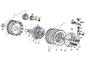 BULTACO LOBITO - 50 cc drawing CLUTCH