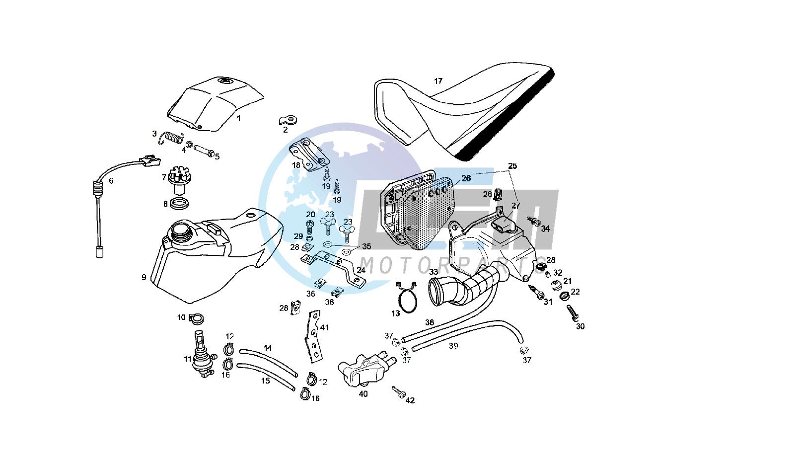 FUEL TANK - SEAT