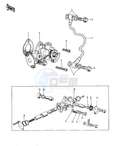 F8 (BISON A) 250 (BISON A) drawing OIL PUMP