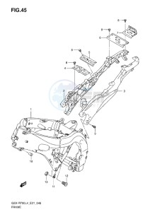 GSX-R750 drawing FRAME L4