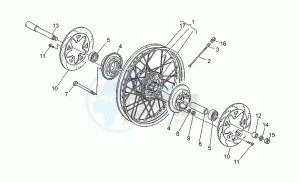 Quota 1000 drawing Front wheel