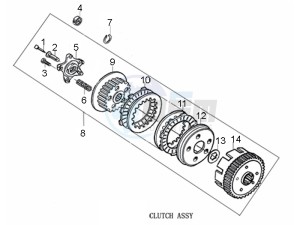 ETX 150 drawing Clutch