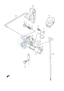 DF 9.9A drawing Clutch Rod - w/Remote Control