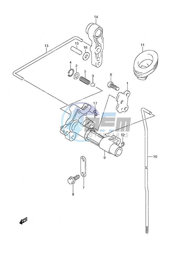 Clutch Rod - w/Remote Control