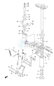 DF 9.9B drawing Swivel Bracket Non-Remote Control