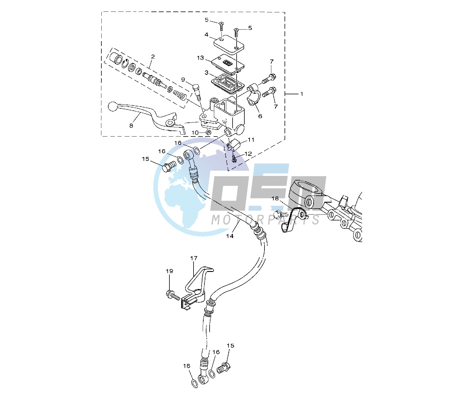 FRONT MASTER CYLINDER