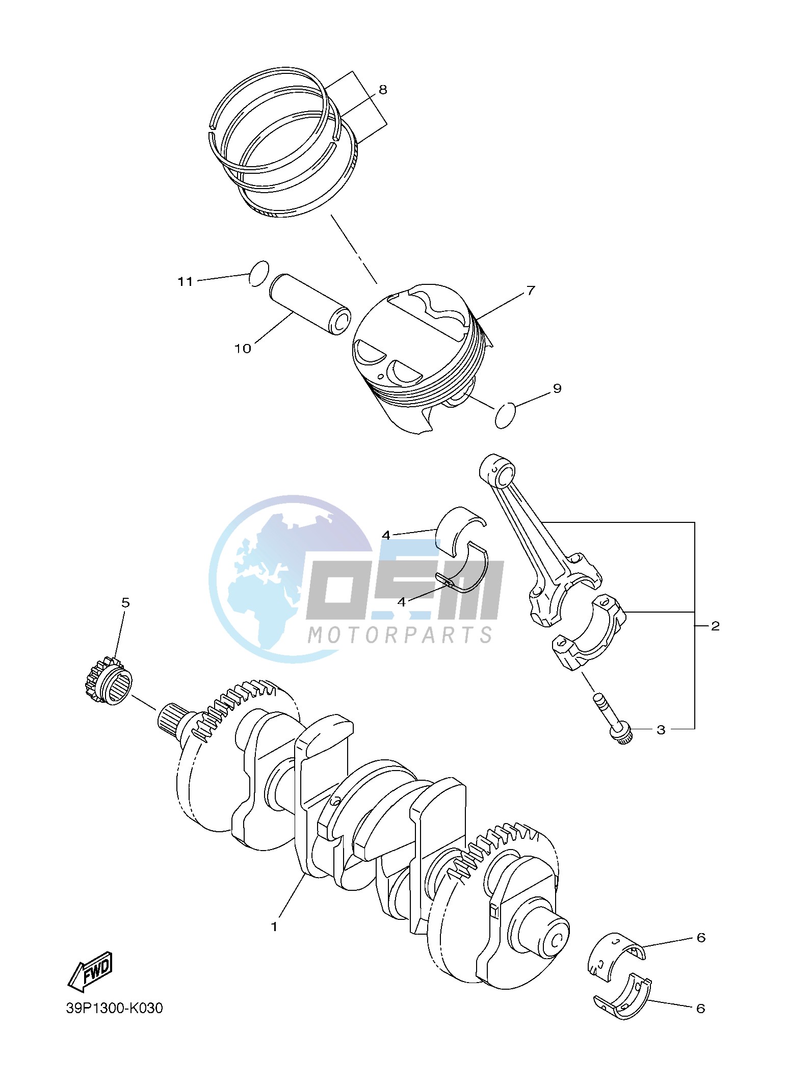 CRANKSHAFT & PISTON