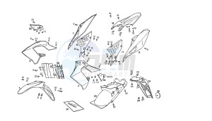 SENDA R DRD PRO - 50 CC VTHSA1A1A EU2 drawing BODY MY05-06-07