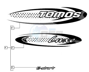 LUXE_25_E-START_K6-K7 50 K6-K7 drawing Decals