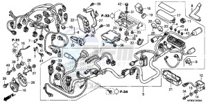 CB1000RD CB1000R UK - (E) drawing WIRE HARNESS