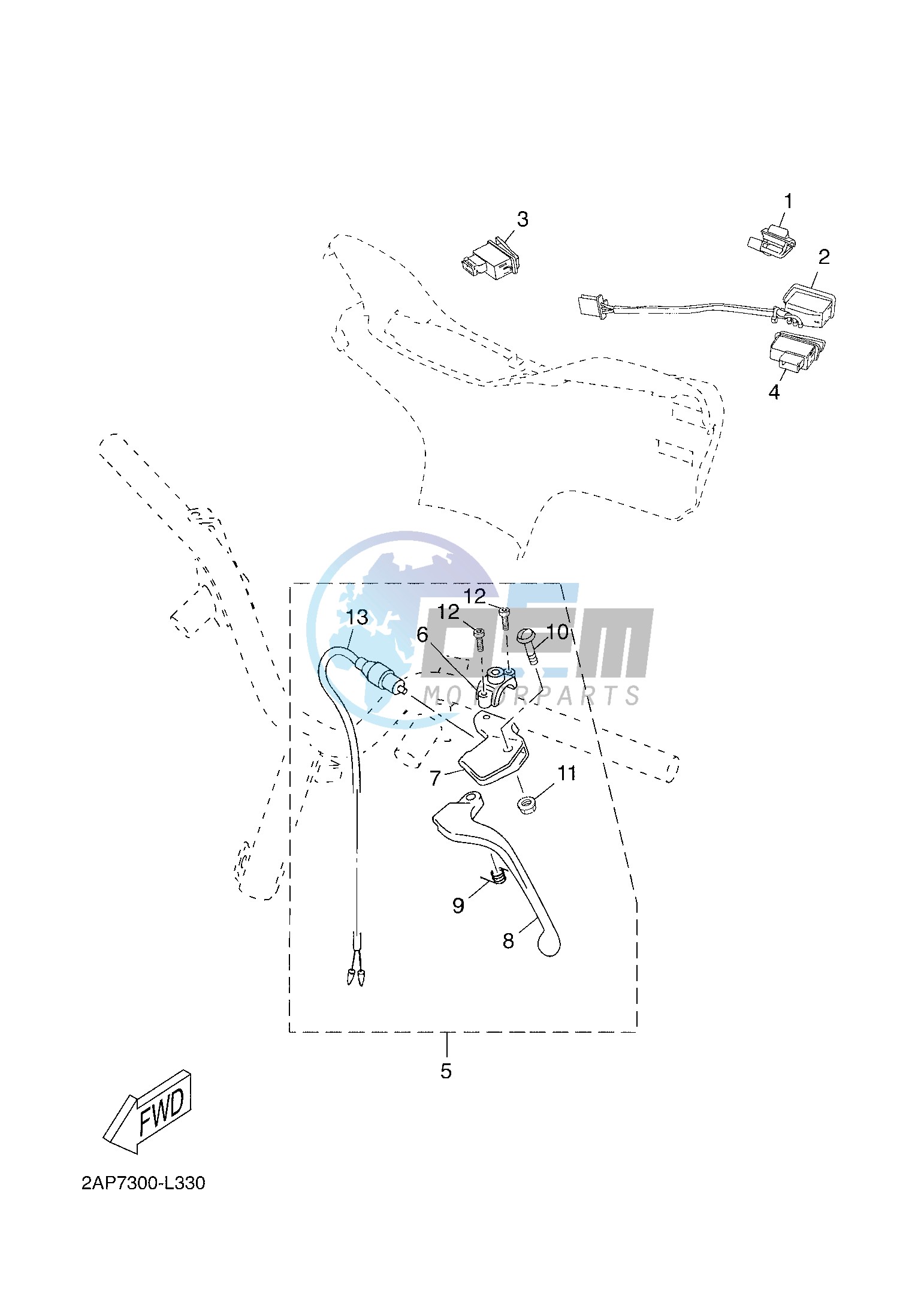 HANDLE SWITCH & LEVER