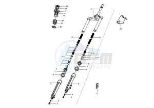 YH WHY 50 drawing FRONT FORK