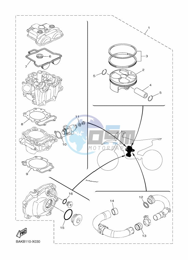 PISTON REBUILT KIT