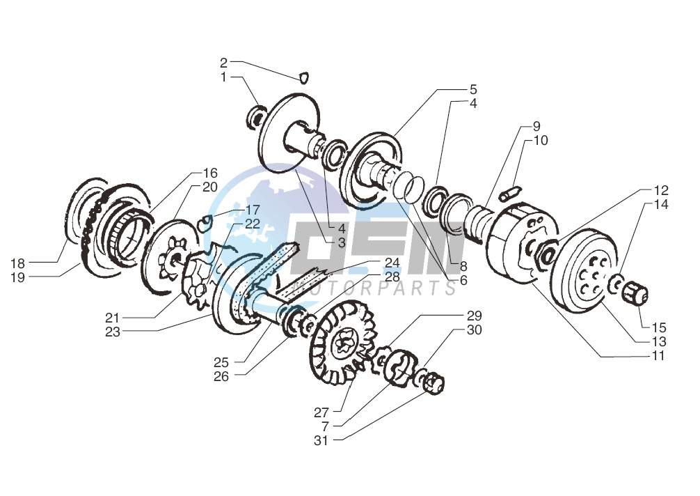 Driving pulley