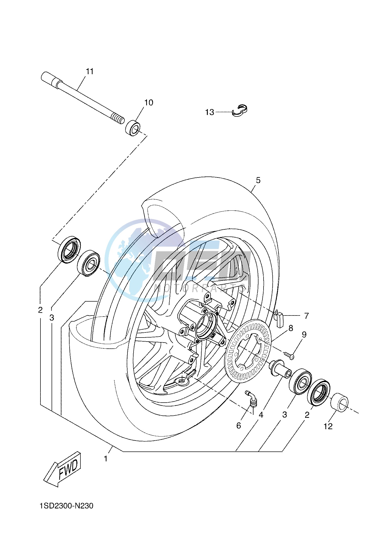 FRONT WHEEL