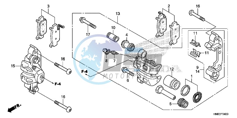 FRONT BRAKE CALIPER