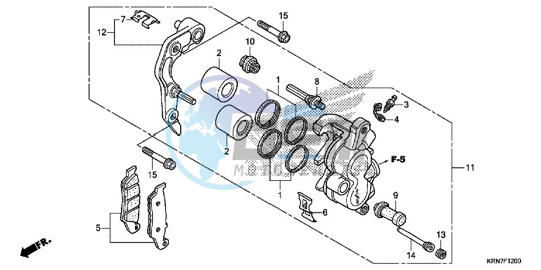 FRONT BRAKE CALIPER