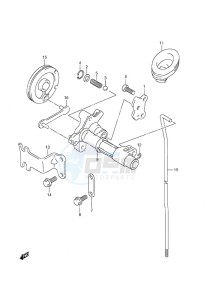 DF 9.9A drawing Clutch Rod Non-Remote Control