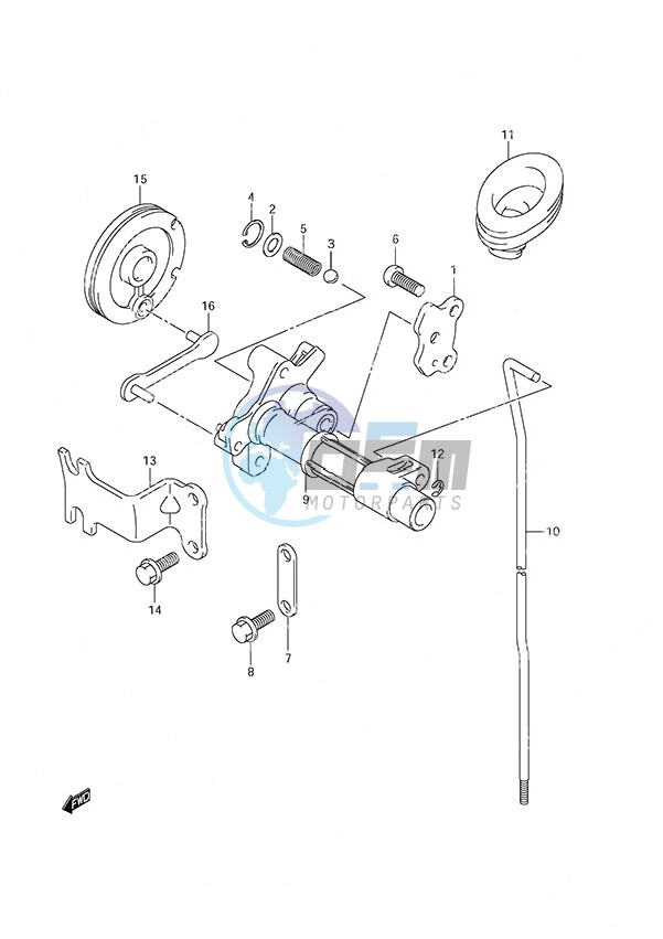 Clutch Rod Non-Remote Control