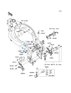 NINJA_ZX-6R ZX636C6F FR GB XX (EU ME A(FRICA) drawing Frame Fittings