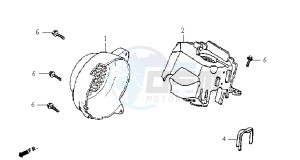 JET 50 BC ENGINE drawing AIRBOX