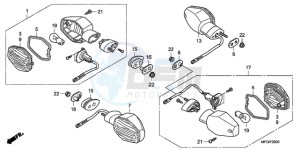 CB600FA Europe Direct - (ED / 25K) drawing WINKER