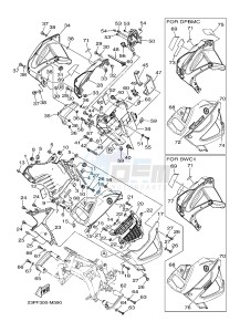 XT1200Z (23PF 23PG) drawing COWLING