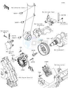 BRUTE FORCE 750 4x4i EPS KVF750HFF EU drawing Generator