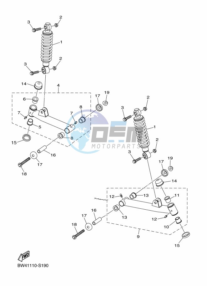 FRONT SUSPENSION & WHEEL