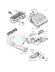 NINJA ZX-6R ZX600RGF FR GB XX (EU ME A(FRICA) drawing Fuel Injection