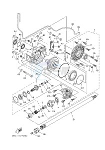 YXZ1000ES YXZ10YPSG YXZ1000R EPS SPECIAL EDITION (2HC8) drawing DRIVE SHAFT