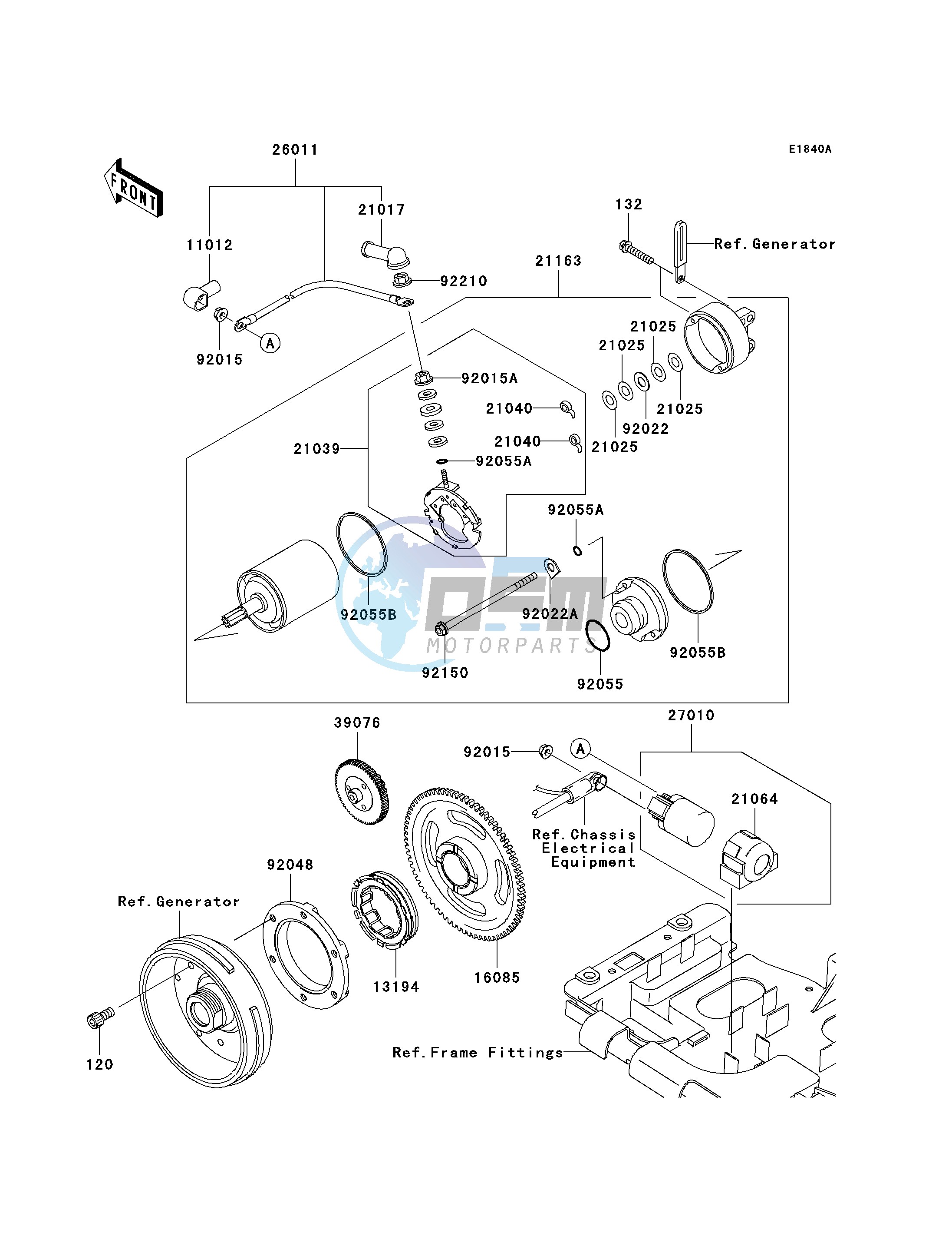 STARTER MOTOR-- B7F_B7FA- -