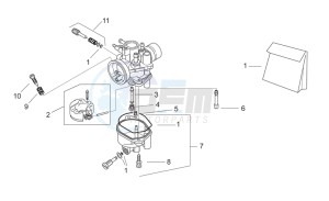 MX 50 drawing Carburettor IV