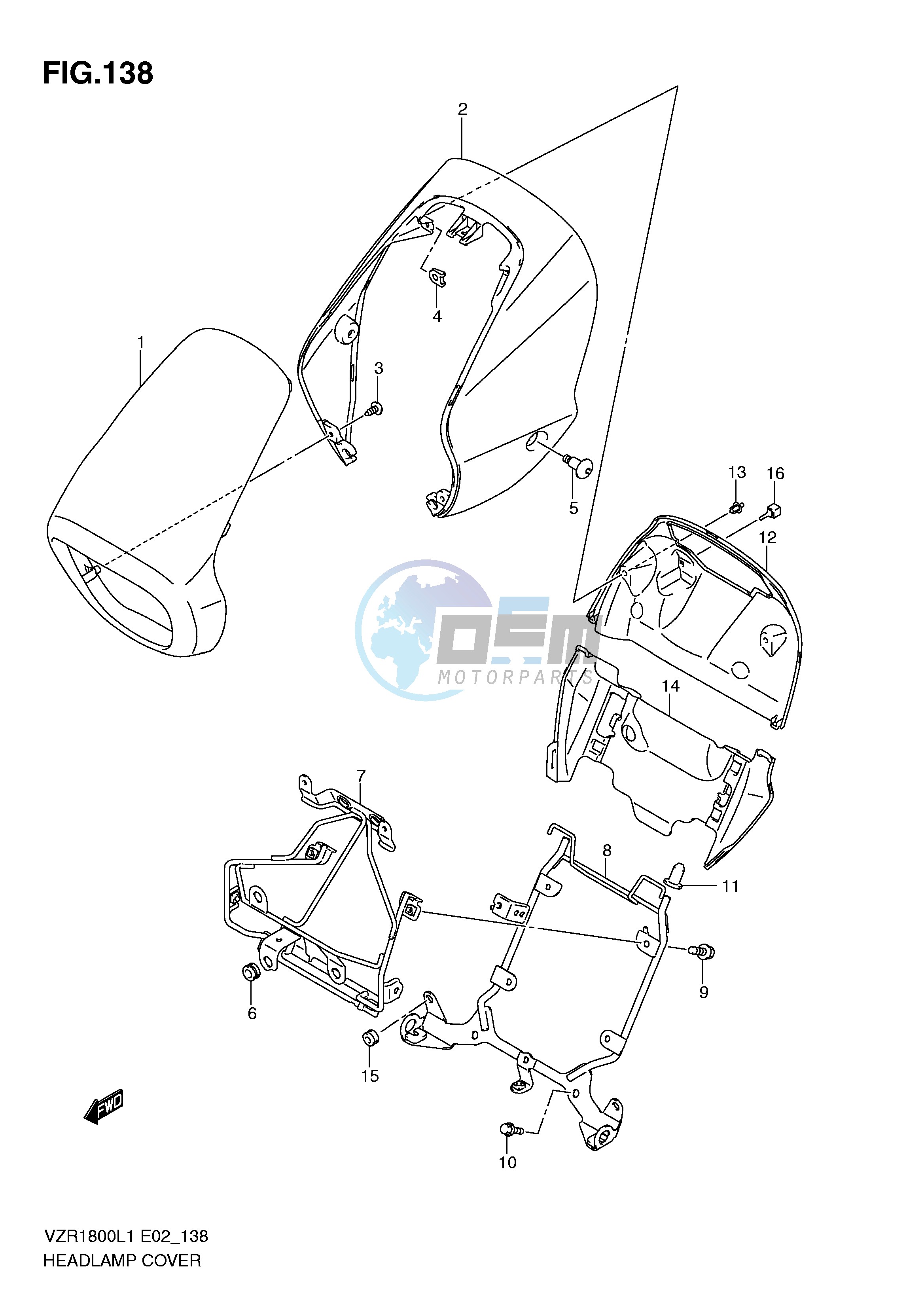 HEADLAMP COVER (VZR1800L1 E24)