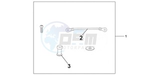 CBR1000RRA Korea - (KO) drawing TANK BAG ATT KIT