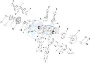 RSV4 1000 Racing Factory E4 ABS (EMEA, LATAM) drawing Drive shaft