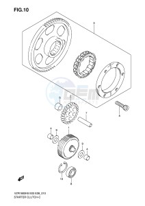 VZR1800 (E3-E28) INTRUDER drawing STARTER CLUTCH