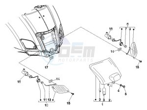 GTS 250 ABS drawing Tail light - Turn signal lamps